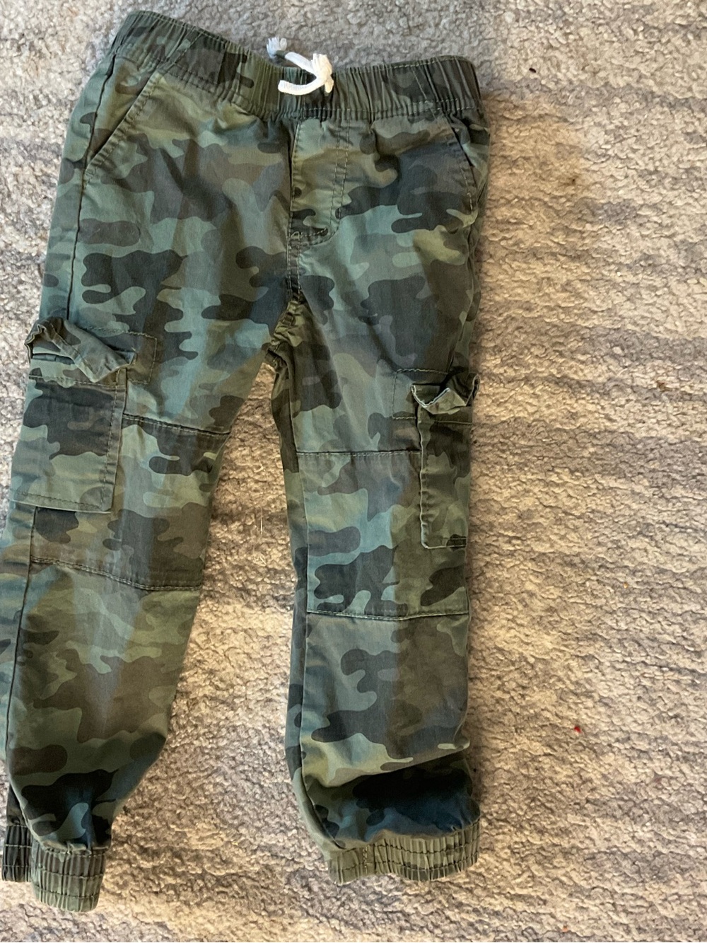 okie dokie Green Camo Cargo Joggers